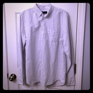 Gap Men's Tattersall Modern Oxford Shirt