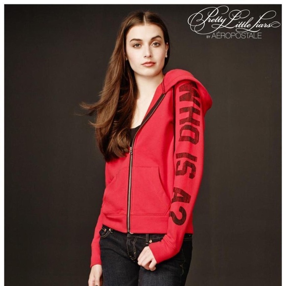 Pretty Little Liars Aero Red Who is A? Hoodie