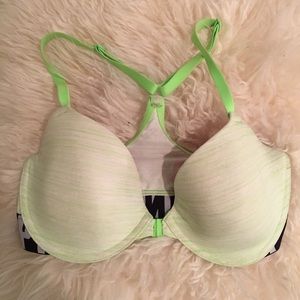 NWOT PINK racer back bra