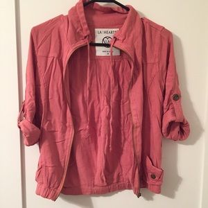 Pink Bomber Jacket