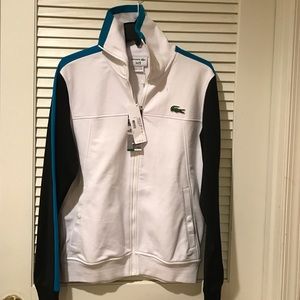New with tags Men's Andy Roddick Lacoste Zipup