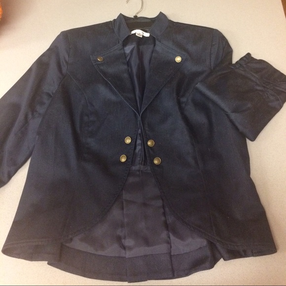 Navy blazer jacket - Picture 2 of 5