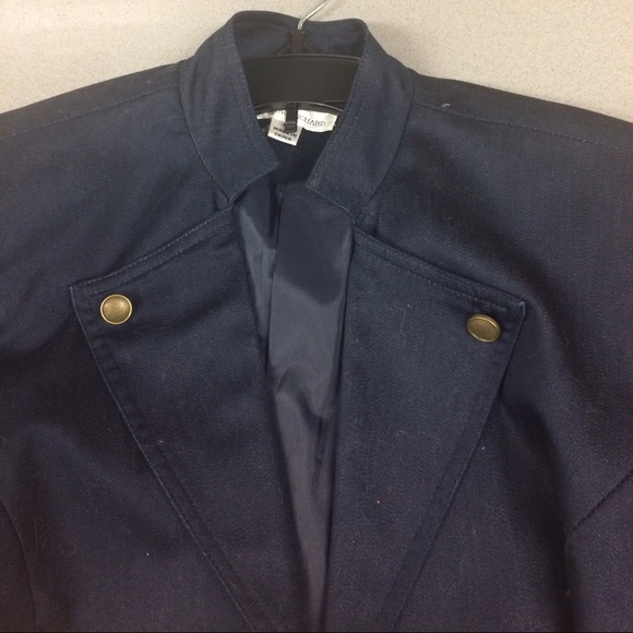 Navy blazer jacket - Picture 4 of 5