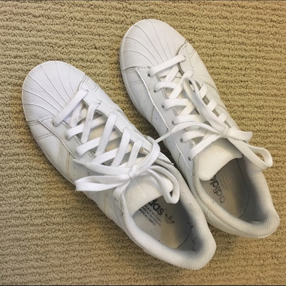Adidas Shoes - White Adidas Superstar sneakers