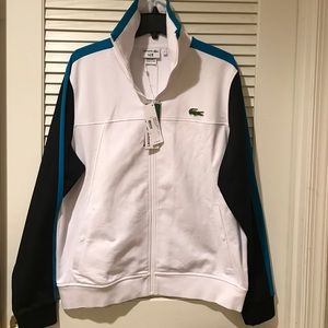 New Men's Andy Roddick Lacoste Zipup