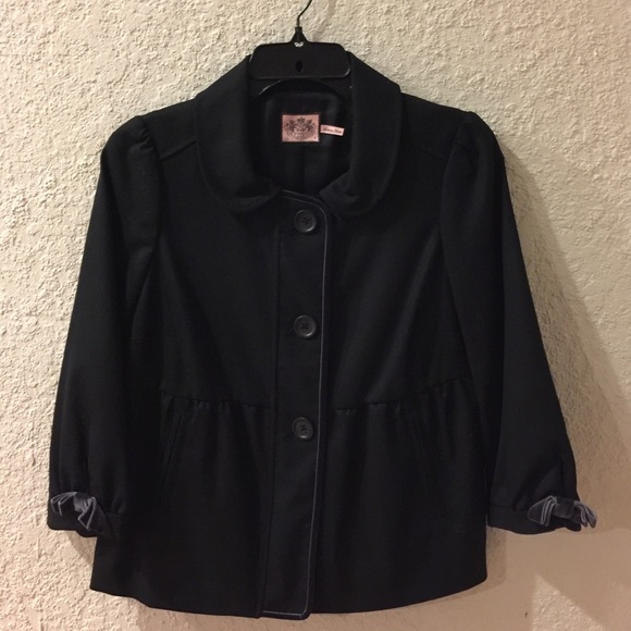 Juicy Couture Black Blazer/Jacket Sz 6