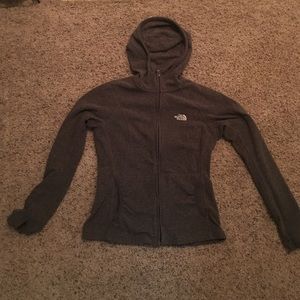 Grey north face jacket