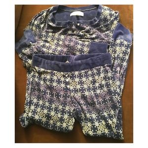 Victorias Secret snowflake fireside long jane pjs