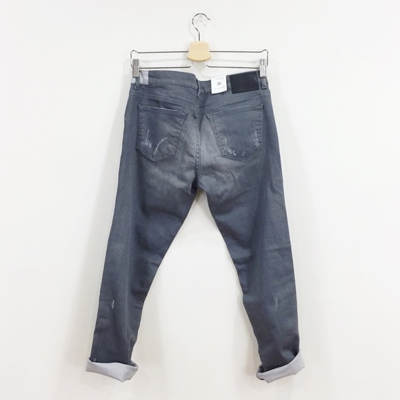 [ zara ] grey distressed boyfriend denim - Picture 3 of 4