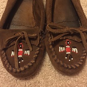 Minnetonka Beaded Moccasins