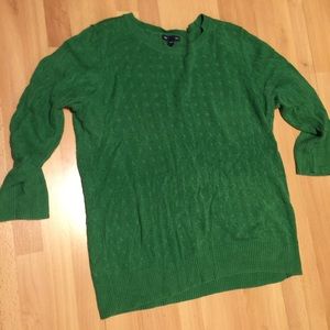 Gap sweater; 3/4 sleeves