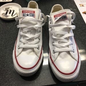 White Low Top Converse