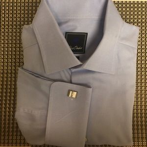 David Donahue French cuff dress shirt