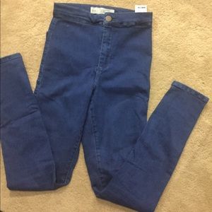 TOPSHOP petite Joni jeans moto