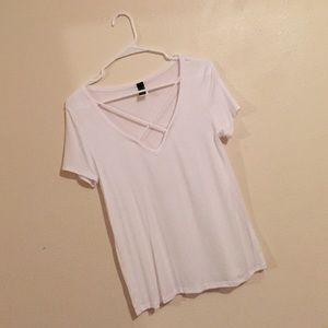 Windsor White criss cross top XS