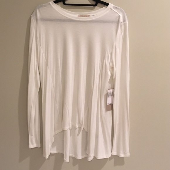 High->low long sleeved tunic