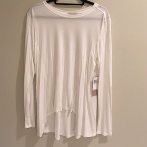 High->low long sleeved tunic