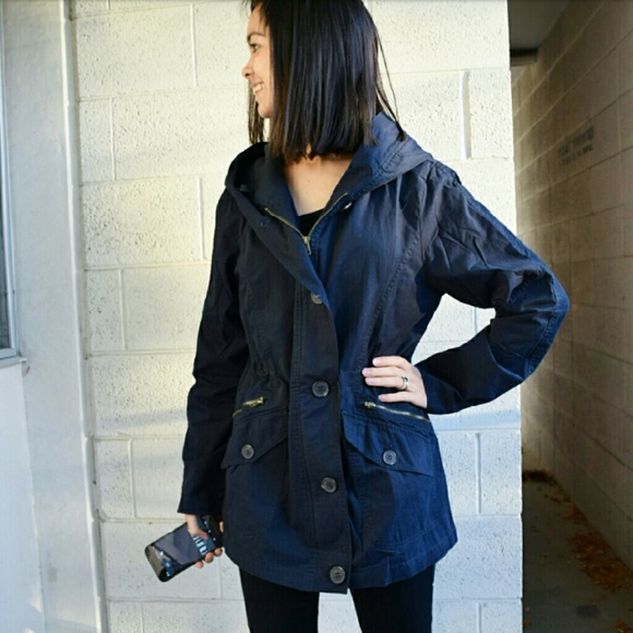 Love Tree Jackets & Blazers - *HP* ||Given as a Gift|| Navy Blue Utility Coat