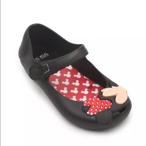 Minnie and Mickey jelly shoes