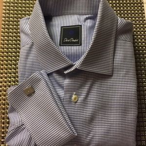 David Donahue French cuff shirt