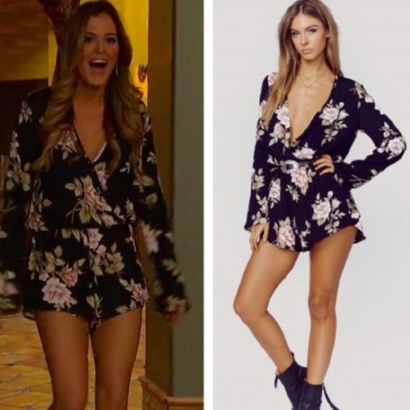 Blue Life floral romper