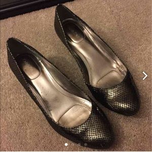 Calvin Klein wedge pumps