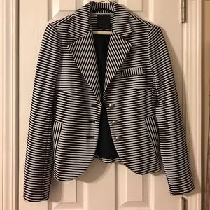 Navy and White Blazer