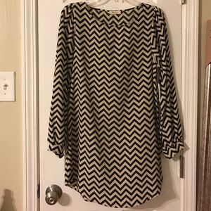 Black and Tan tshirt dress