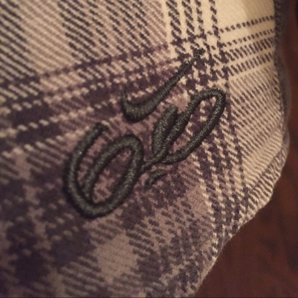 Women's Nike 6.0 Cotton grey plaid shirt - Picture 3 of 4
