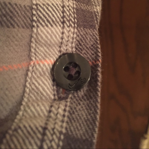 Women's Nike 6.0 Cotton grey plaid shirt - Picture 4 of 4