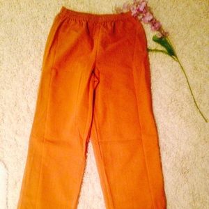 Loose elastic waist pants