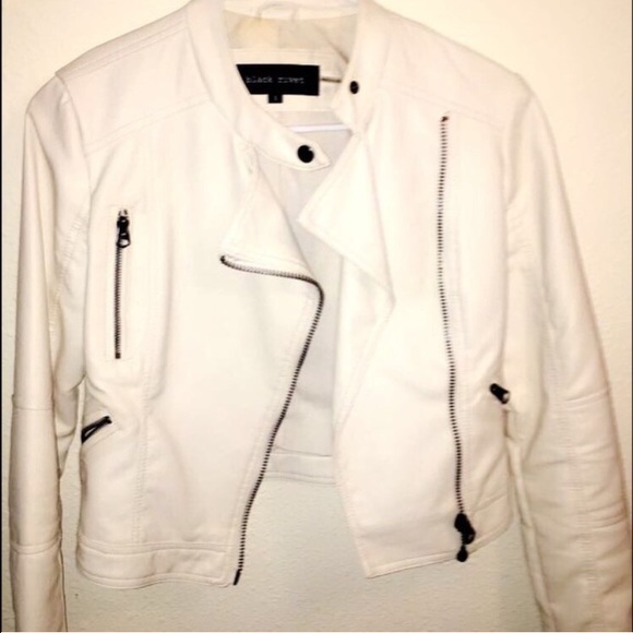 White leather jacket