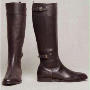 J Crew Refined Leather Riding Boots~Extra Calf 16"