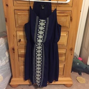 Forever 21 navy blue dress