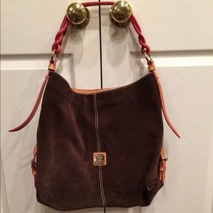 🔥FLASH SALE🔥 Dooney and Bourke Suede hobo bag.