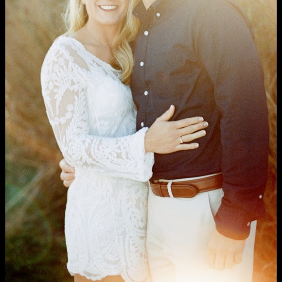 XOXO White Lace Dress