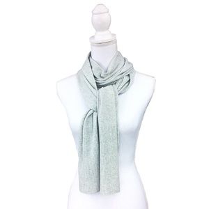 J.Crew Cashmere Scarf/Wrap Light Heather Grey