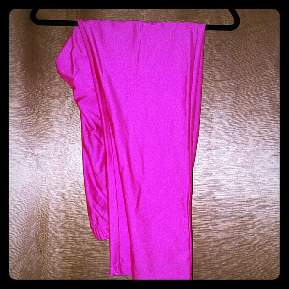 Hot pink leggings