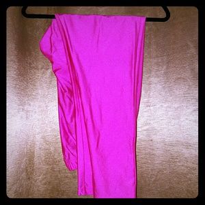 Hot pink leggings