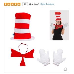 Cat in the hat Halloween costume kit