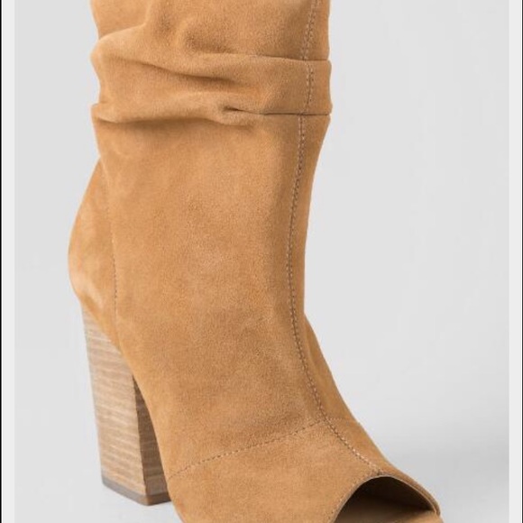 Chinese laundry peep toe booties