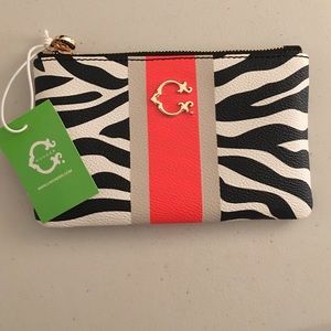 C Wonder zebra print wallet