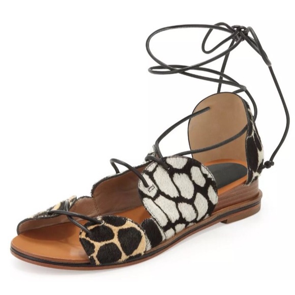 10 Crosby Derek Lam Penny Lace Up gladiator sandal