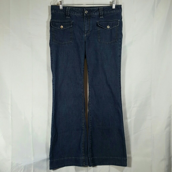 WOMENS BANANA REPUBLIC URBAN FLARED LEG