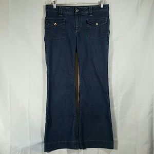 WOMENS BANANA REPUBLIC URBAN FLARED LEG