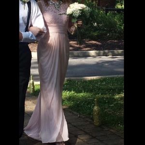 Blush long dress. Size 0