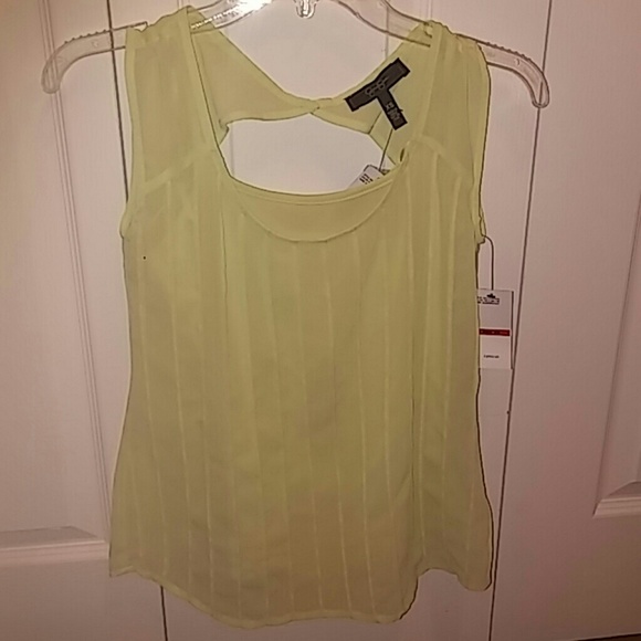 Mint/Lime green sheer 2pc Jessica Simpson top NWT