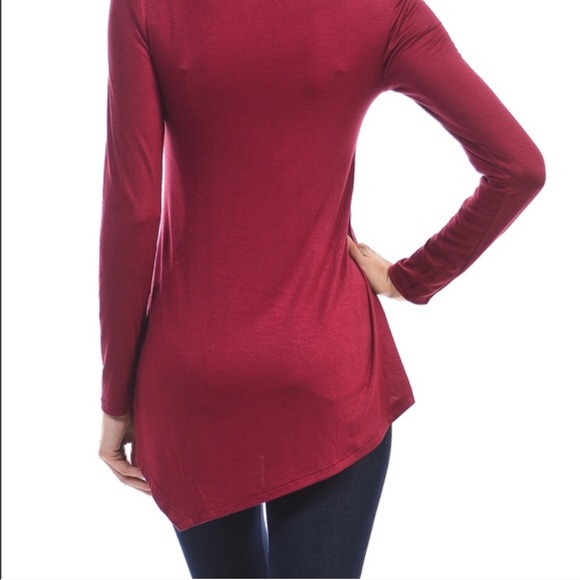 ❤❤️HP 🎉Work wk Chic❤Asymmetrical top❤️ - Picture 3 of 4