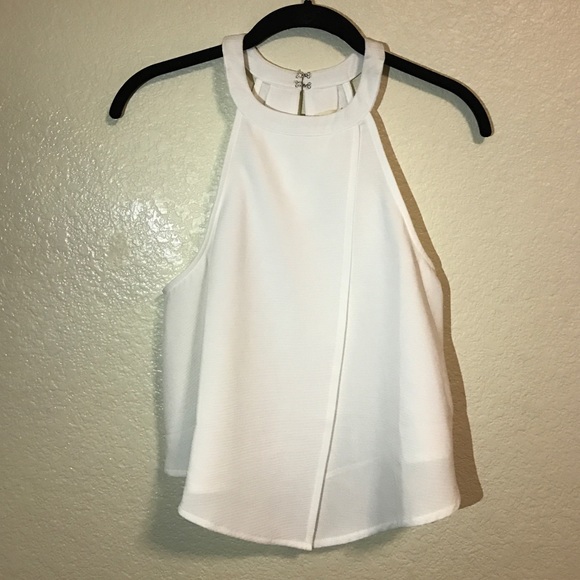 Urban Outfitters Tops - Silence + Noise high neck white split front top