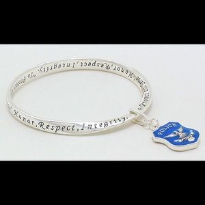 New Police Integrity, Respect Honor Twist Bracelet